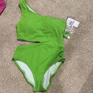 Michael Kors Vibrant Green Swimsuit